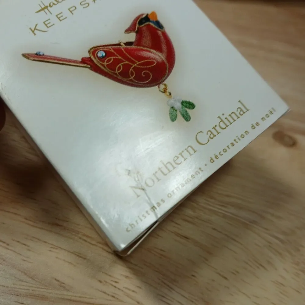 Rare Hallmark Keepsake Miniature Northern Cardinal Ornament 2009